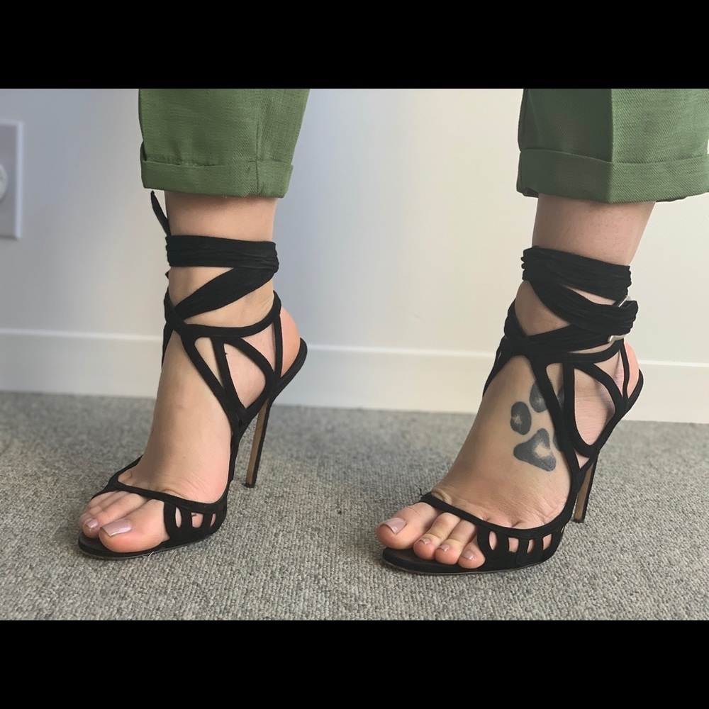 Manolo Blahnik strappy heels